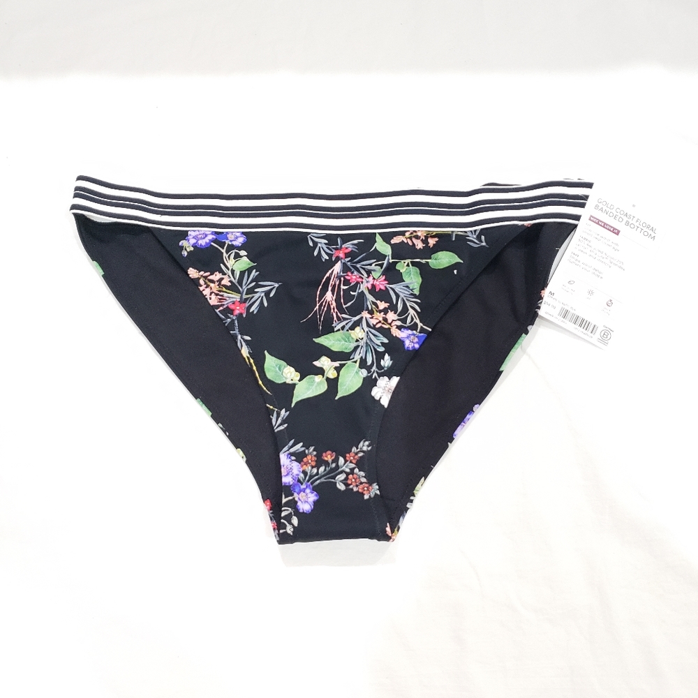 Athleta gold coast floral banded bottom
